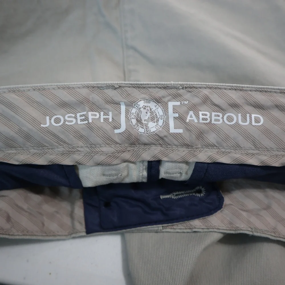 Joseph Abboud JOE Chino Pants Mens 34x32 Tan Stretch Cotton Casual Business